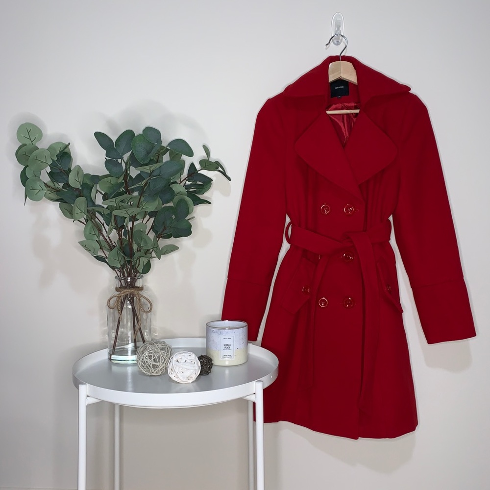 Red Peacoat